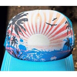 DEL SOL SUNLIGHT UV ACTIVATED COLOR CHANGING MESH SNAPBACK TRUCKER CAP/HAT